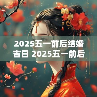 2025五一前后结婚吉日 2025五一前后最佳结婚日子