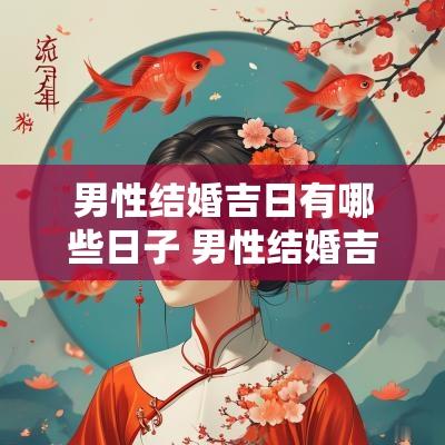 男性结婚吉日有哪些日子 男性结婚吉日选择哪天最好