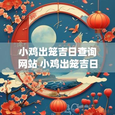 小鸡出笼吉日查询网站 小鸡出笼吉日查询网