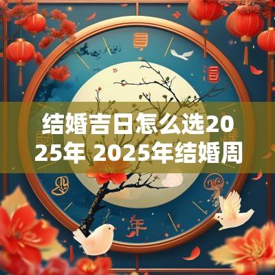 结婚吉日怎么选2025年 2025年结婚周六周日吉日一览表