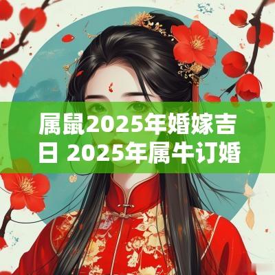 属鼠2025年婚嫁吉日 2025年属牛订婚吉日