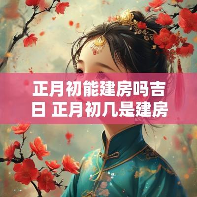 正月初能建房吗吉日 正月初几是建房吉日