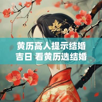 黄历高人提示结婚吉日 看黄历选结婚日期