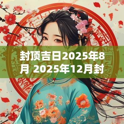 封顶吉日2025年8月 2025年12月封顶吉日