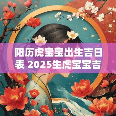 阳历虎宝宝出生吉日表 2025生虎宝宝吉日