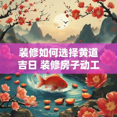 装修如何选择黄道吉日 装修房子动工黄道吉日