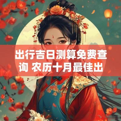 出行吉日测算免费查询 农历十月最佳出行吉日