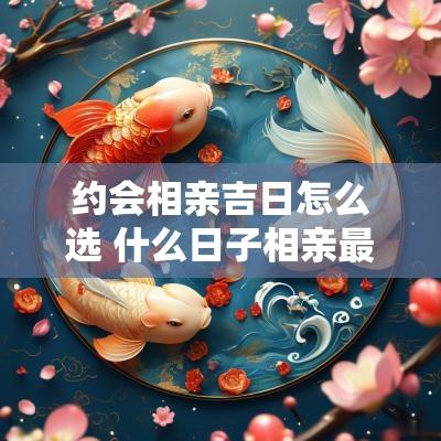 约会相亲吉日怎么选 什么日子相亲最好