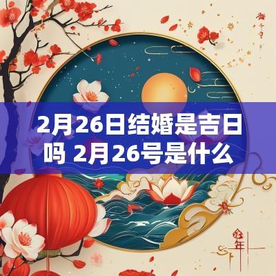 2月26日结婚是吉日吗 2月26号是什么日子结婚