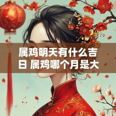属鸡明天有什么吉日 属鸡哪个月是大吉日呢