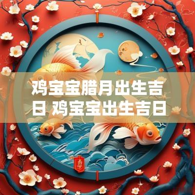 鸡宝宝腊月出生吉日 鸡宝宝出生吉日2025