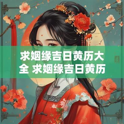 求姻缘吉日黄历大全 求姻缘吉日黄历