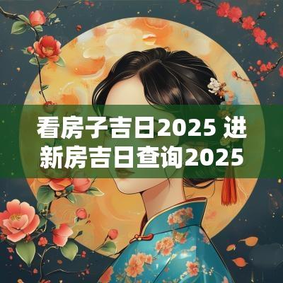 看房子吉日2025 进新房吉日查询2025