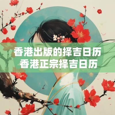 香港出版的择吉日历 香港正宗择吉日历