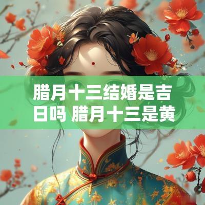 腊月十三结婚是吉日吗 腊月十三是黄道吉日吗