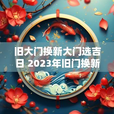 旧大门换新大门选吉日 2025年旧门换新门的吉日