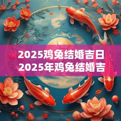 2025鸡兔结婚吉日 2025年鸡兔结婚吉日