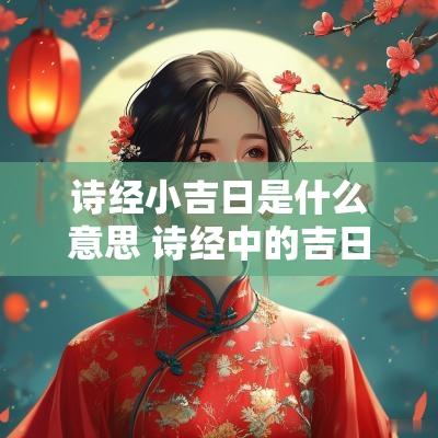 诗经小吉日是什么意思 诗经中的吉日和九歌里的吉日