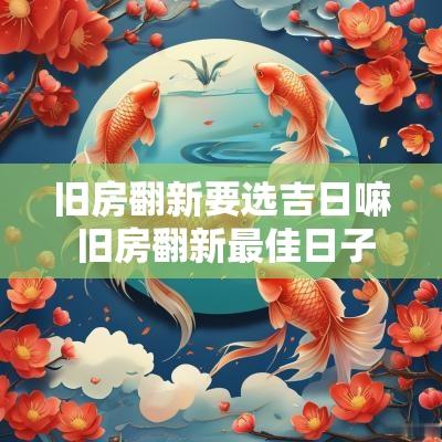旧房翻新要选吉日嘛 旧房翻新最佳日子