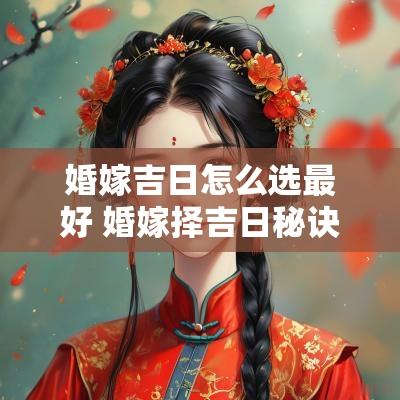婚嫁吉日怎么选最好 婚嫁择吉日秘诀大全