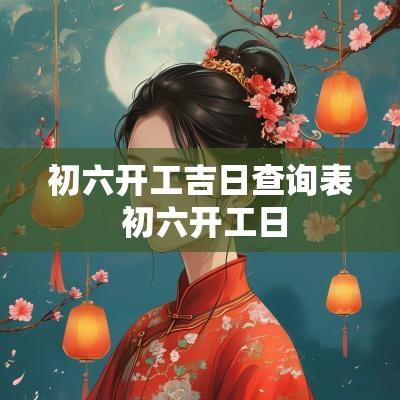 初六开工吉日查询表 初六开工日