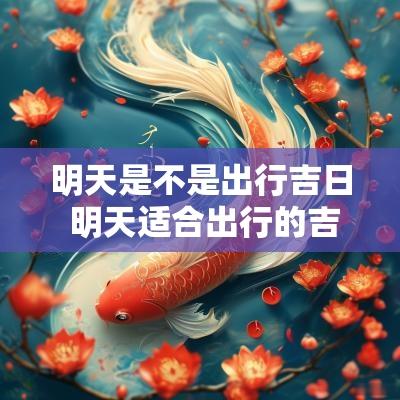 明天是不是出行吉日 明天适合出行的吉日