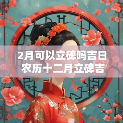 2月可以立碑吗吉日 农历十二月立碑吉日