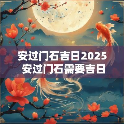 安过门石吉日2025 安过门石需要吉日吗