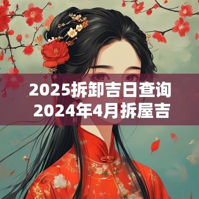 2025拆卸吉日查询 2025年4月拆屋吉日查询
