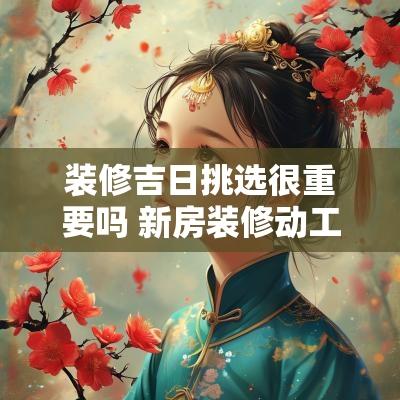 装修吉日挑选很重要吗 新房装修动工吉日选择