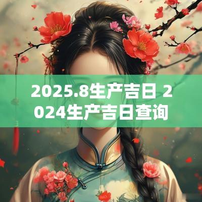 2025.8生产吉日 2025生产吉日查询