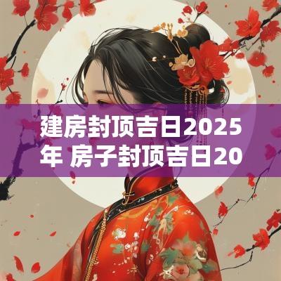建房封顶吉日2025年 房子封顶吉日2025年
