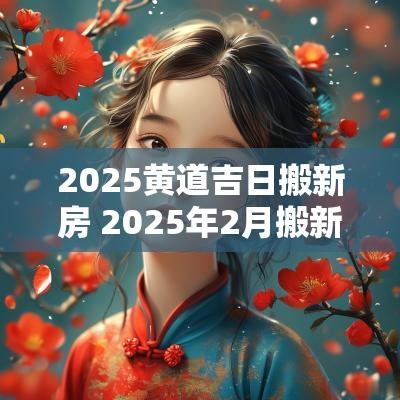 2025黄道吉日搬新房 2025年2月搬新家黄道吉日