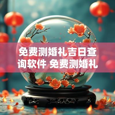 免费测婚礼吉日查询软件 免费测婚礼日期