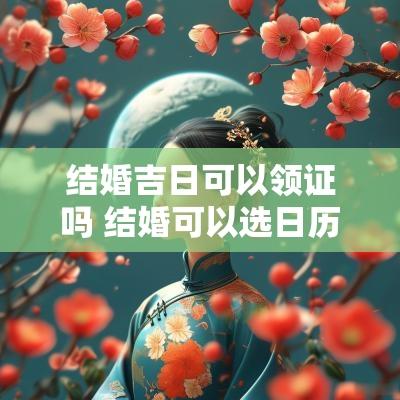 结婚吉日可以领证吗 结婚可以选日历的黄道吉日吗