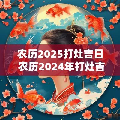 农历2025打灶吉日 农历2025年打灶吉日