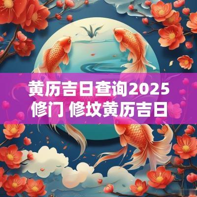 黄历吉日查询2025修门 修坟黄历吉日查询2025