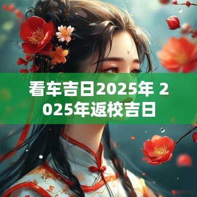 看车吉日2025年 2025年返校吉日