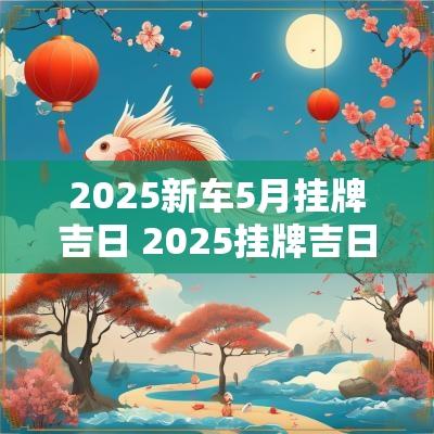 2025新车5月挂牌吉日 2025挂牌吉日查询表