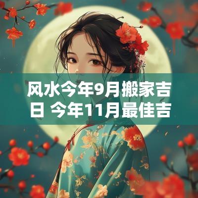 风水今年9月搬家吉日 今年11月最佳吉日搬家