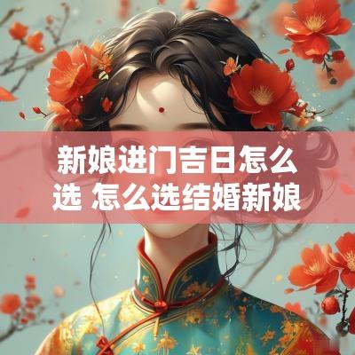 新娘进门吉日怎么选 怎么选结婚新娘子进门最佳时辰