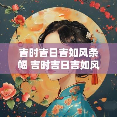 吉时吉日吉如风条幅 吉时吉日吉如风出自哪里