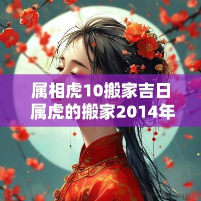 属相虎10搬家吉日 属虎的搬家2014年10月份黄道吉日