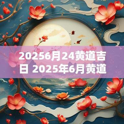 20256月24黄道吉日 2025年6月黄道吉日一览表