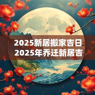 2025新居搬家吉日 2025年乔迁新居吉日1-12月