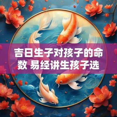 吉日生子对孩子的命数 易经讲生孩子选吉日
