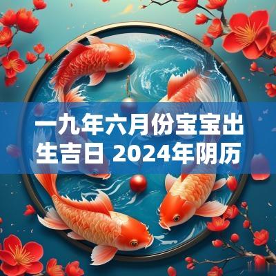 一九年六月份宝宝出生吉日 2025年阴历九月宝宝出生吉日