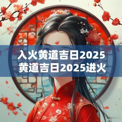 入火黄道吉日2025 黄道吉日2025进火
