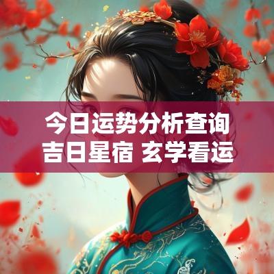 今日运势分析查询吉日星宿 玄学看运势日期