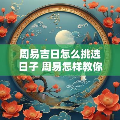 周易吉日怎么挑选日子 周易怎样教你择日子